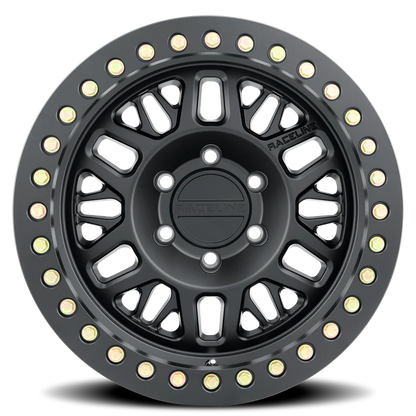 Aluminum 17x9 Ryno Cast Beadlock RT951B Satin Black Black Beadlock Ring Raceline Wheels-14