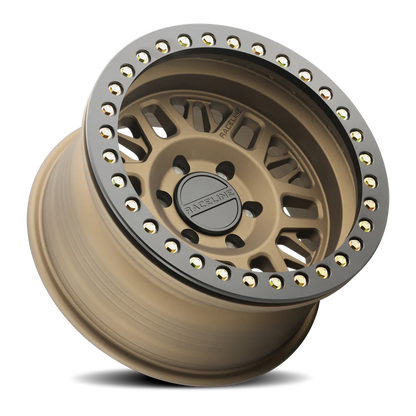 Aluminum 17x9 Ryno Cast Beadlock RT951BZ Textured Matte Bronze Black Beadlock Ring Raceline Wheels-13
