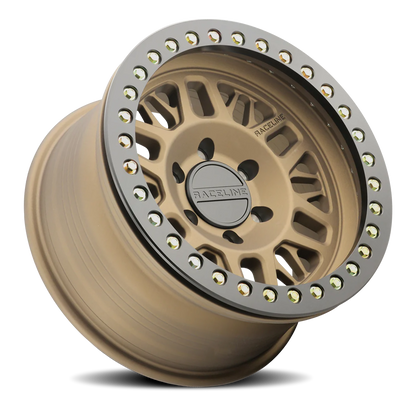 Aluminum 17x9 Ryno Cast Beadlock RT951BZ Textured Matte Bronze Black Beadlock Ring Raceline Wheels-10