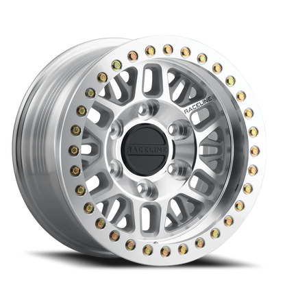 Aluminum 17x9 Ryno Cast Beadlock RT951M Silver Machined Beadlock Ring Machined Raceline Wheels-18