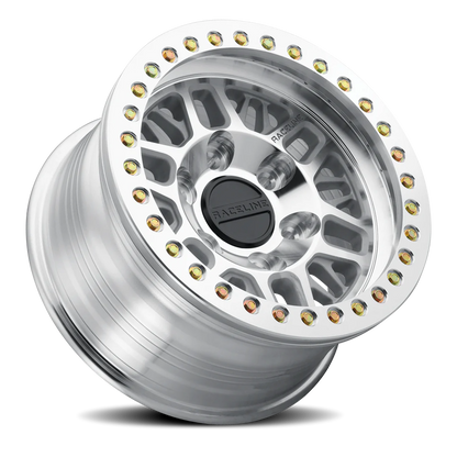 Aluminum 17x9 Ryno Cast Beadlock RT951M Silver Machined Beadlock Ring Machined Raceline Wheels-10