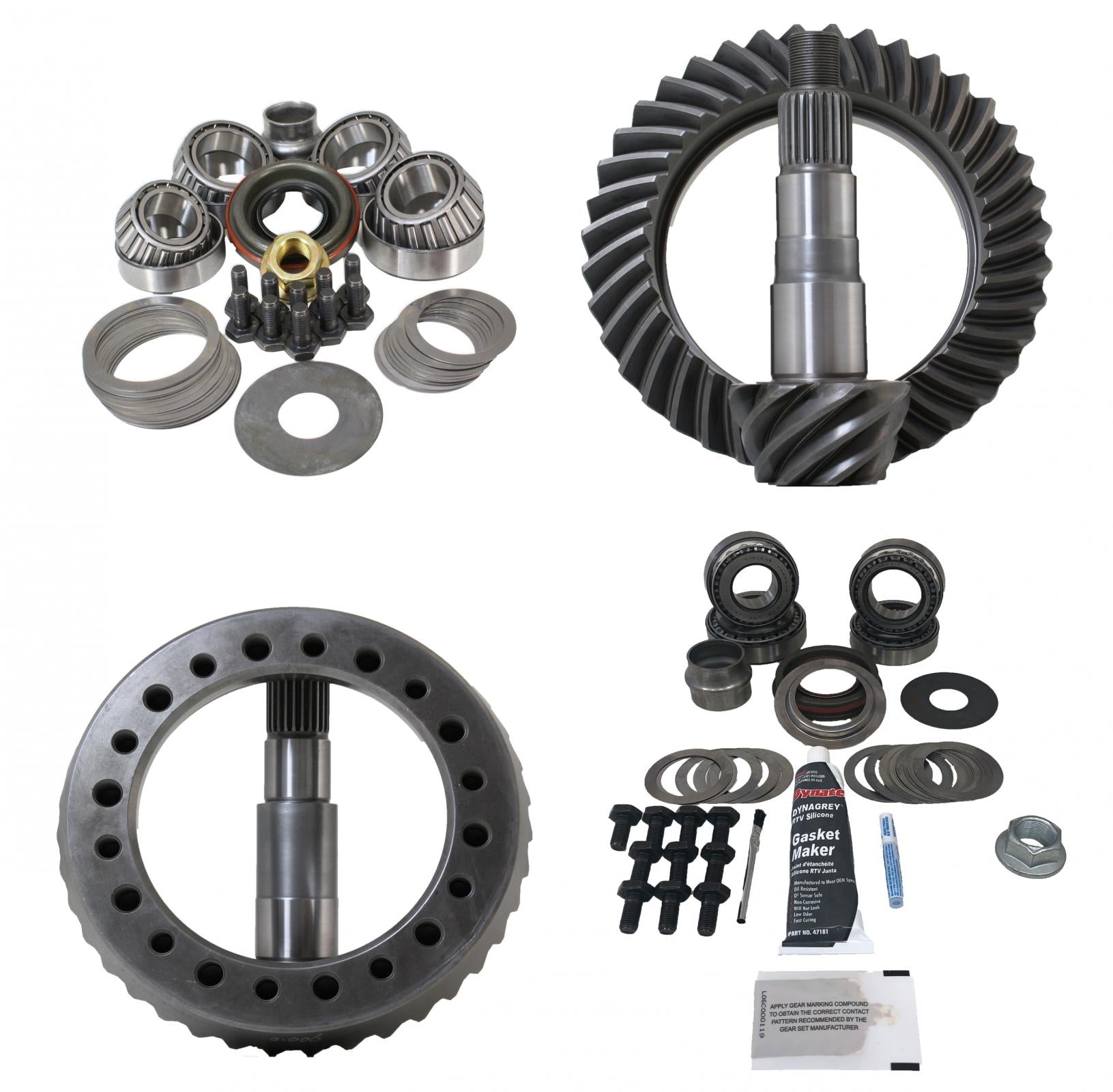 Jeep Wrangler TJ 2003-06 Dana 44 Thick Rear 4.10-5.13 Ratio Koyo Bearing Package Revolution Gear and Axle-3
