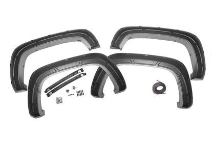 Fender Flares Sport Chevy Silverado 2500 HD/3500 HD (2020-2026) Rough Country-16