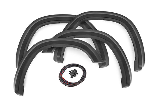 Sport Fender Flares PR4 Flame Red Ram 1500 2WD/4WD (2019-2024) Rough Country