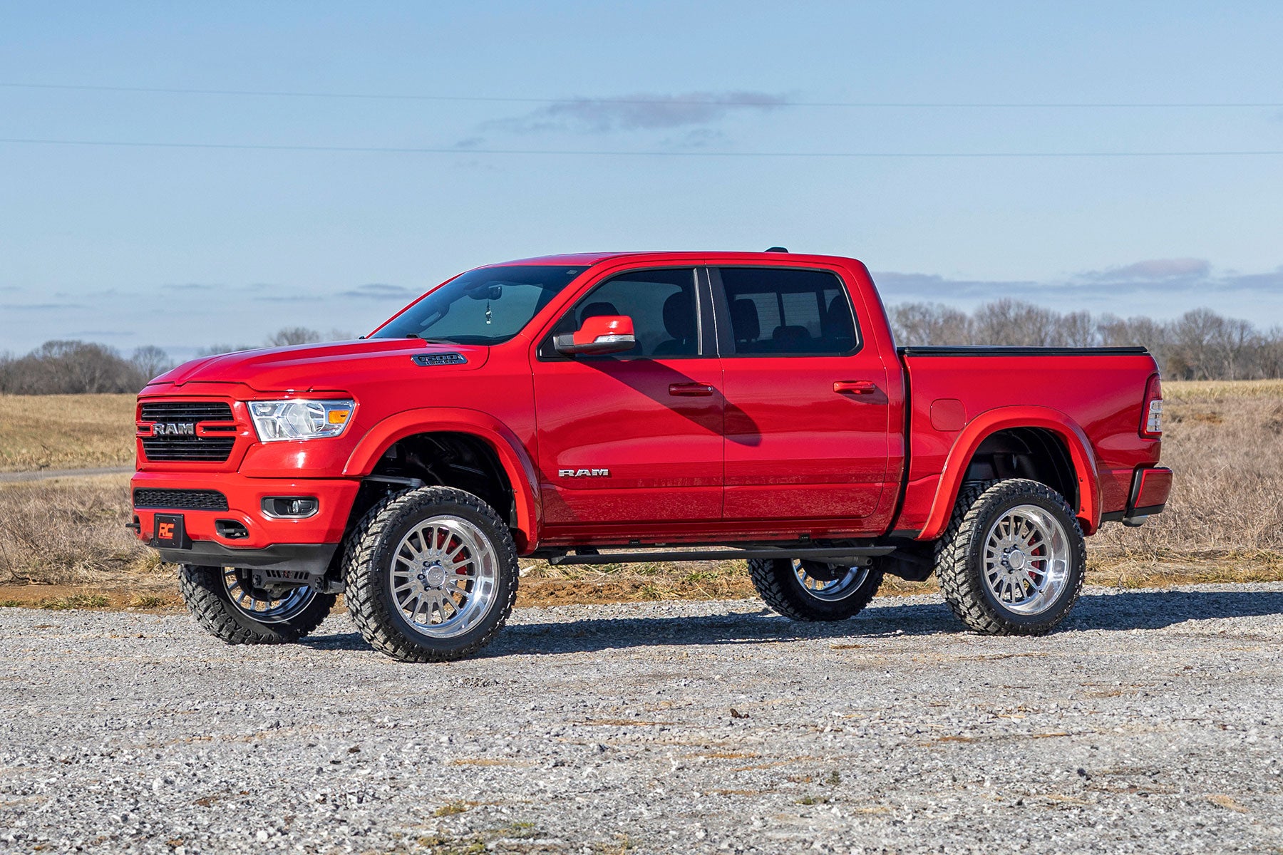 Sport Fender Flares PXJ Diamond Black Ram 1500 2WD/4WD (2019-2024) Rough Country-5