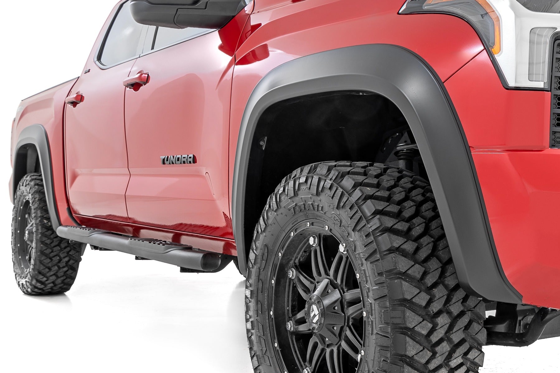 Rough Country Sport Style Fender Flares Gloss Black Toyota Tundra 2WD/4WD (22-23) Rough Country