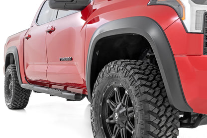Sport Style Fender Flares Flat Black Toyota Tundra 2WD/4WD (22-23) Rough Country-2