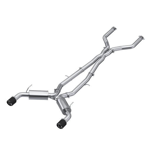 3 Inch Cat Back Exhaust System Dual Rear For 16-20 Infiniti Q50 3.0L RWD/AWD T304 Stainless Steel MBRP