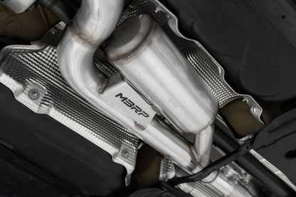 2022-Up Volkswagen Golf R MK8 T304 Stainless Steel 3 Inch Cat-Back Quad Split Rear Valve Delete MBRP-3
