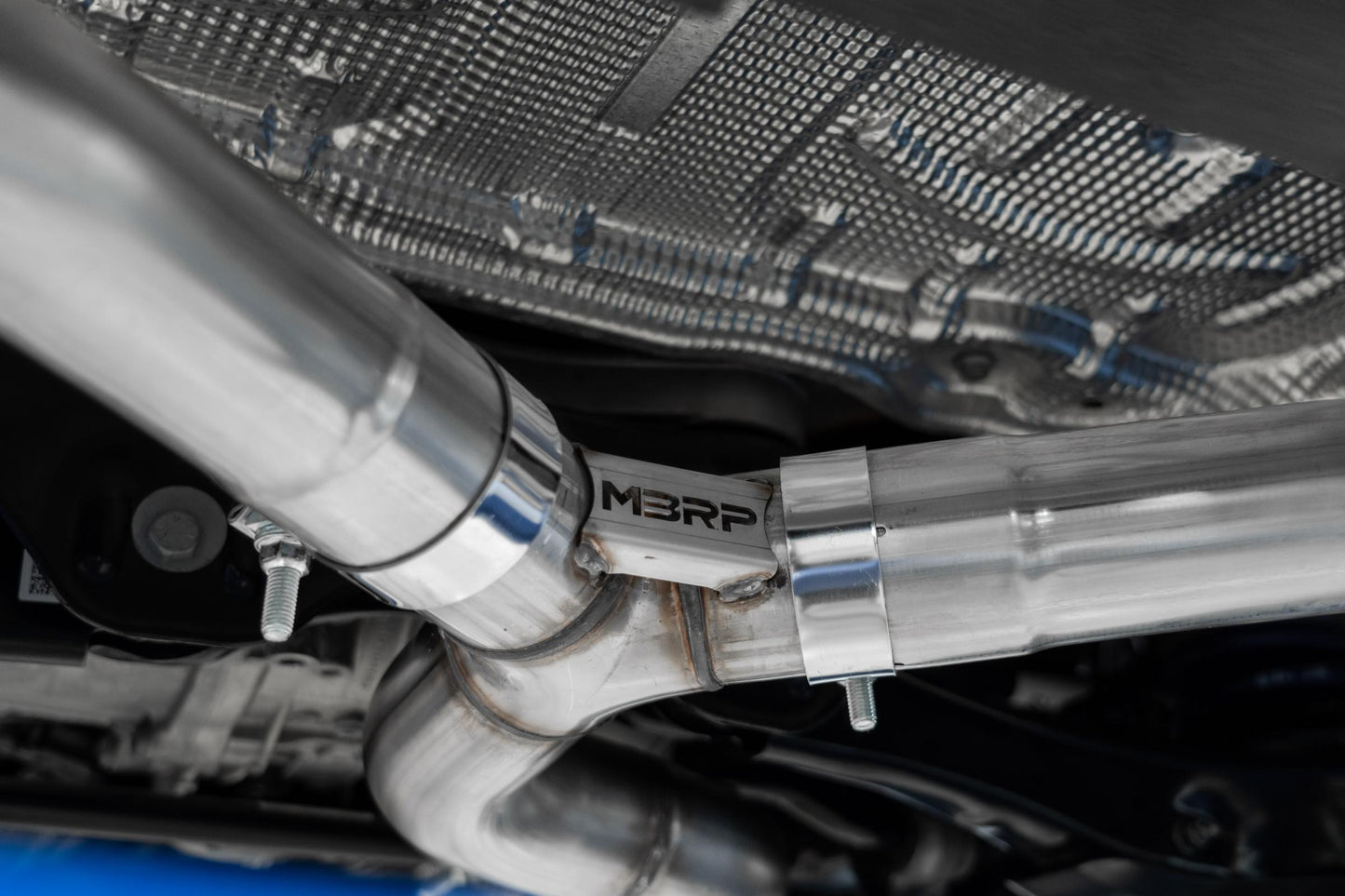 2022-Up Volkswagen Golf R MK8 T304 Stainless Steel 3 Inch Cat-Back Quad Split Rear Valve Delete MBRP-5