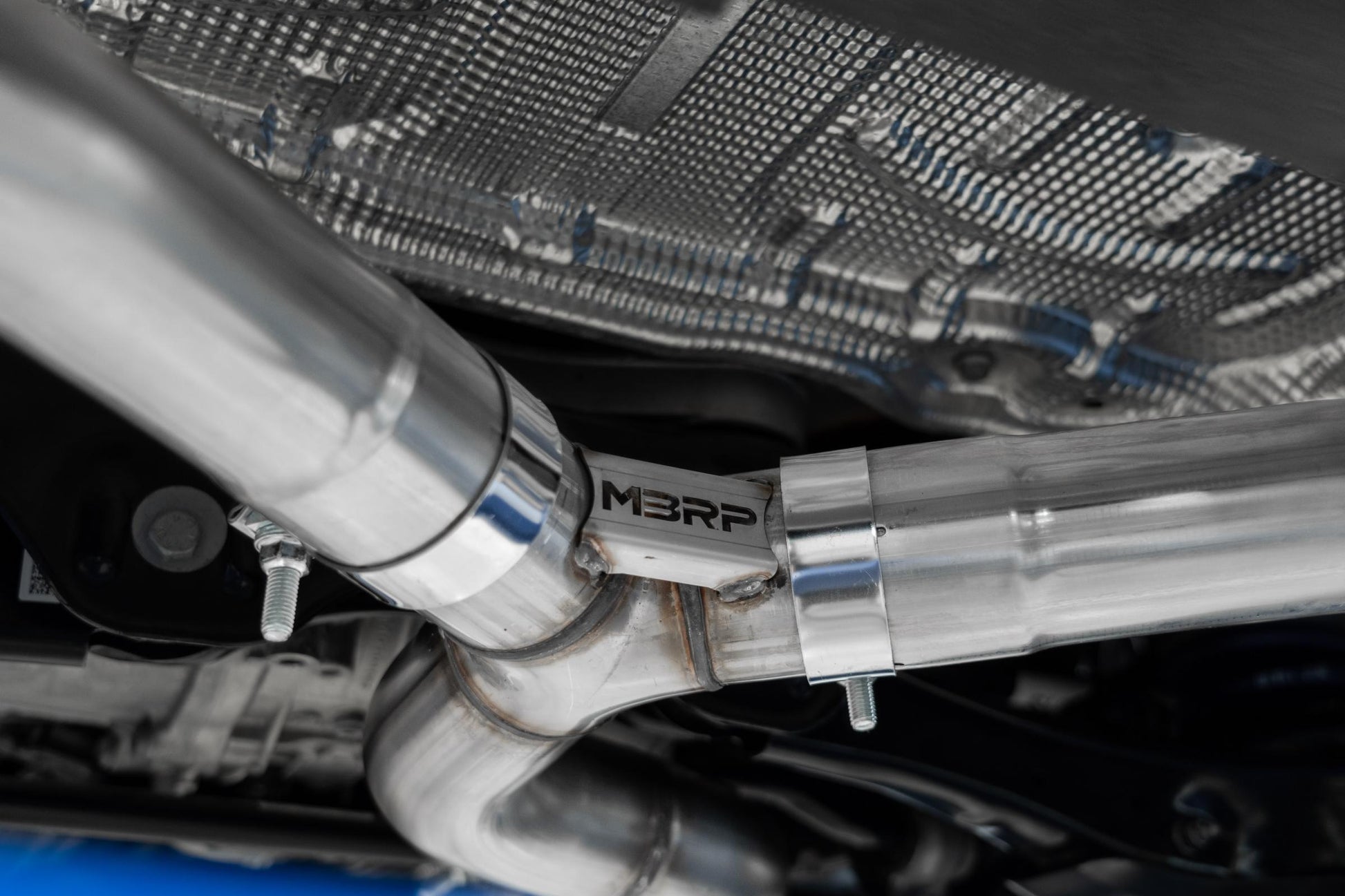 2022-Up Volkswagen Golf R MK8 T304 Stainless Steel 3 Inch Cat-Back Quad Split Rear Valve Delete MBRP-5