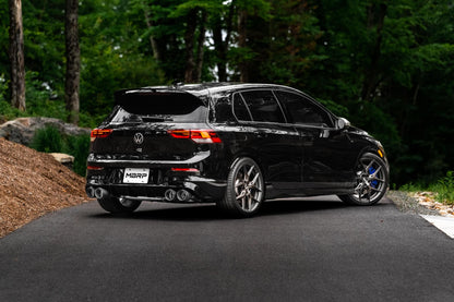 2022-Up Volkswagen Golf R MK8 T304 Stainless Steel 3 Inch Cat-Back Quad Split Rear Valve Delete MBRP-8