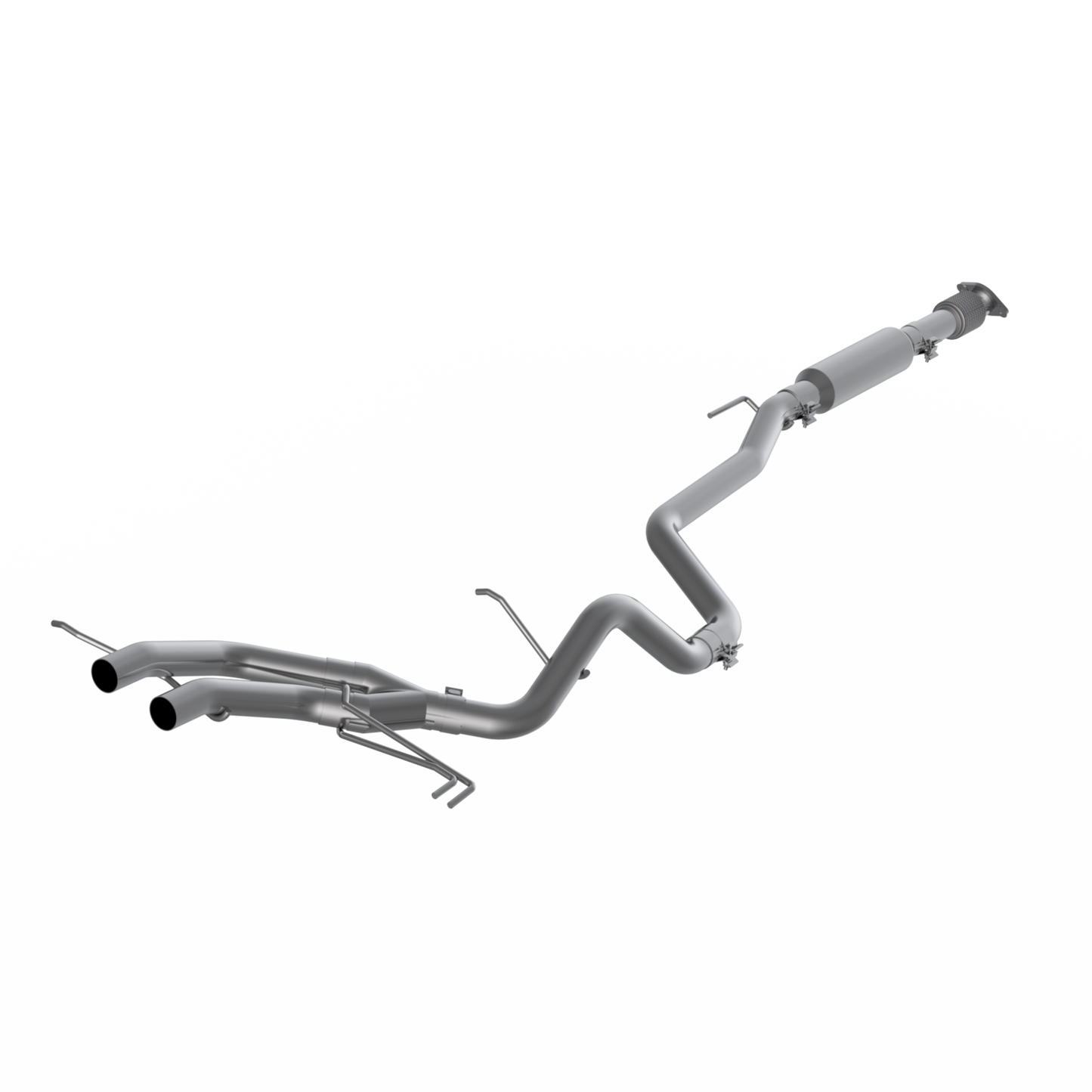 2.5 Inch Cat Back Exhaust System Dual Exit For 13-18 Hyundai Veloster Turbo T304 Stainless Steel MBRP-1
