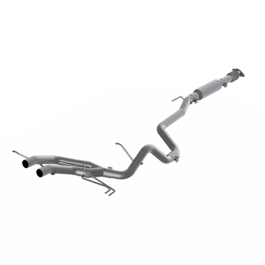2.5 Inch Cat Back Exhaust System Dual Exit For 13-18 Hyundai Veloster Turbo Aluminized Steel MBRP