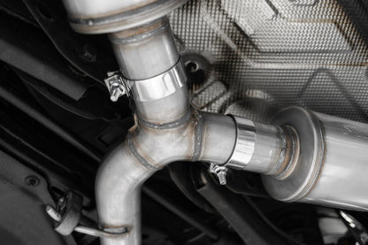 3 inch Cat-Back Dual Split Rear (2) 5 inch OD Tips Included 19-22 Hyundai Veloster N Aluminized Steel MBRP-4