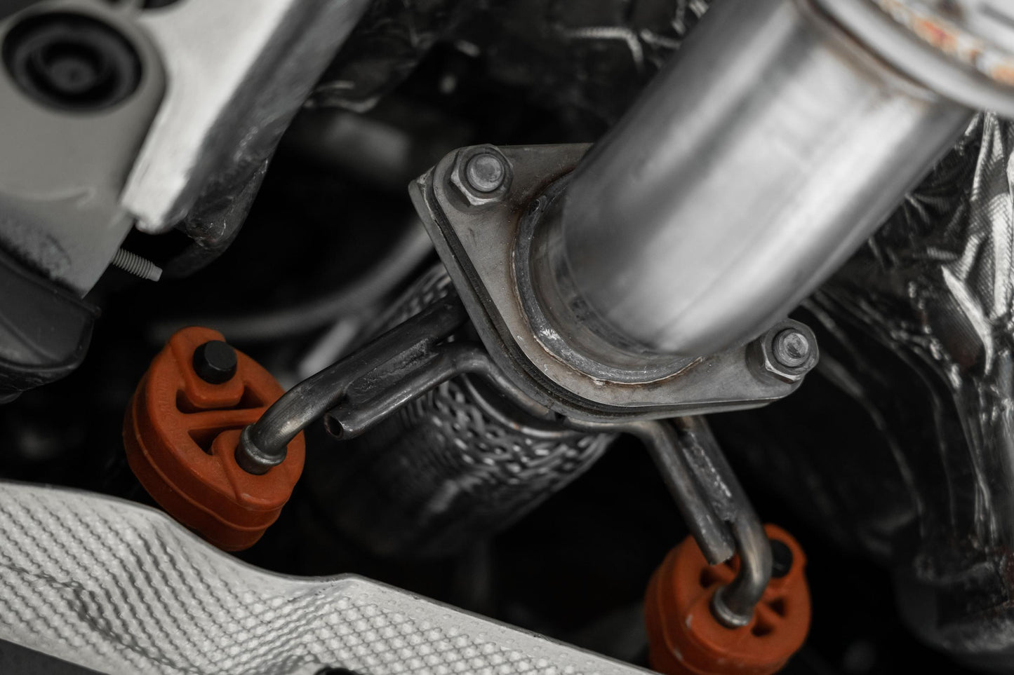 2022-2023 Hyundai Kona N 2.0L Turbo Armor Pro T304 Stainless Steel 3 Inch Cat-Back Dual Rear with Carbon Fiber Tips Active MBRP-2