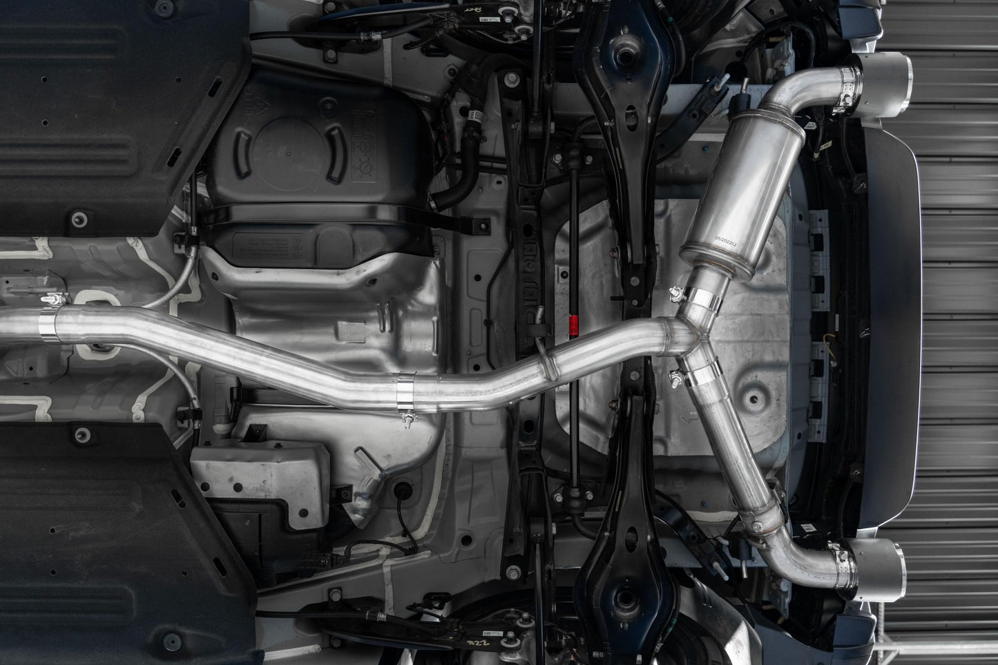 2022-2023 Hyundai Kona N 2.0L Turbo Armor Pro T304 Stainless Steel 3 Inch Cat-Back Dual Rear with Carbon Fiber Tips Active MBRP-6