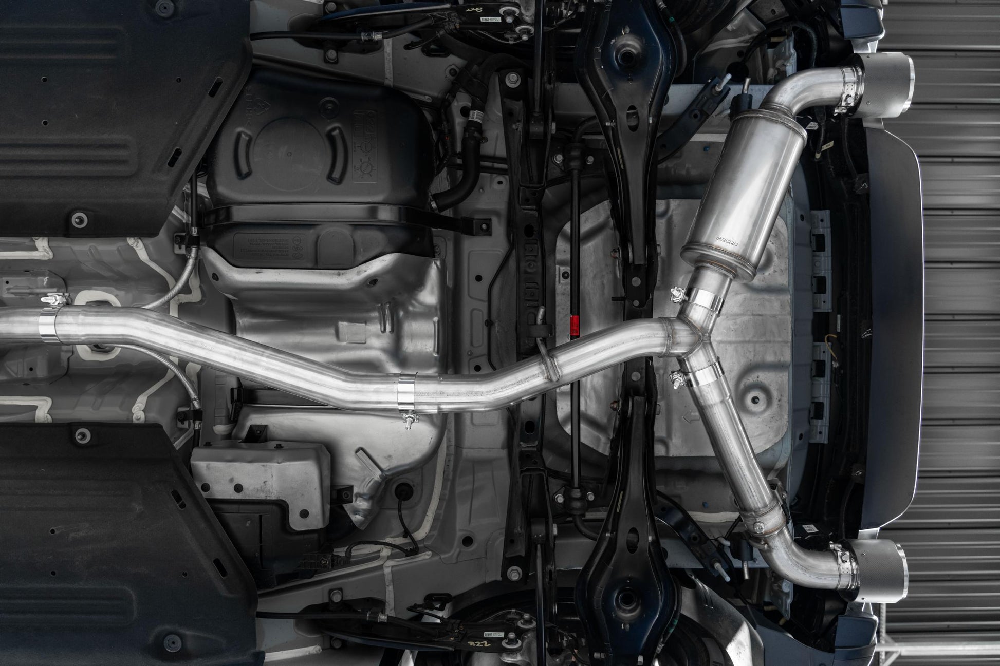 2022-2023 Hyundai Kona N 2.0L Turbo Armor Pro T304 Stainless Steel 3 Inch Cat-Back Dual Rear with Carbon Fiber Tips Active MBRP-6
