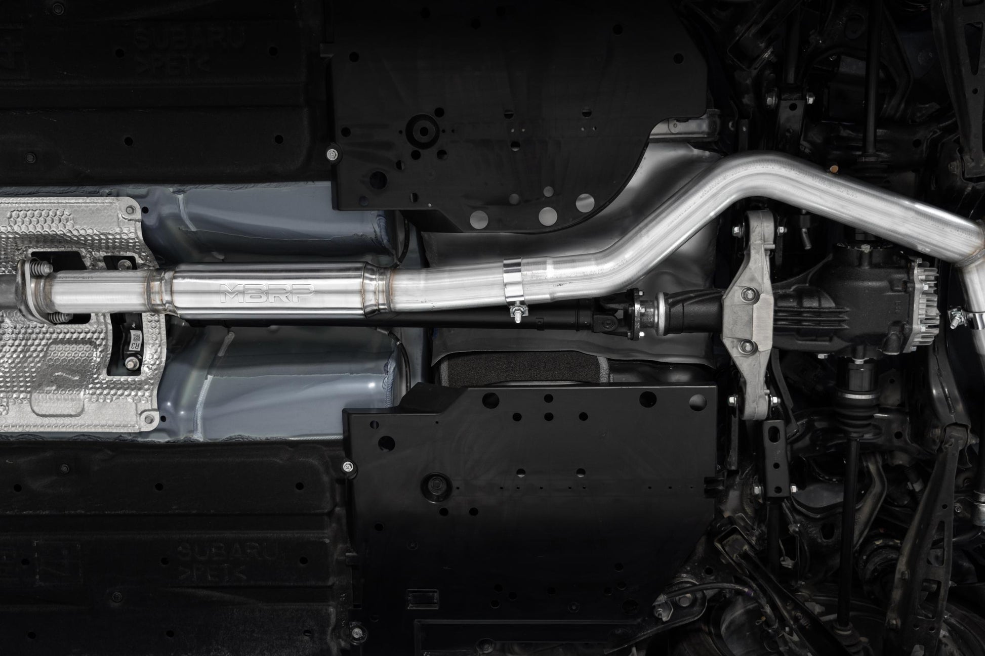 22-Up Subaru WRX 2.4L T304 Stainless Steel 3 Inch Cat-Back Dual Split Rear Quad Tips Race Profile MBRP-1