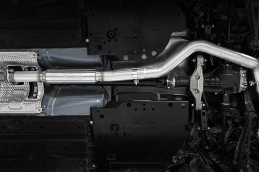 22-Up Subaru WRX 2.4L T304 Stainless Steel 3 Inch Cat-Back Dual Split Rear Quad Tips Race Profile MBRP-1