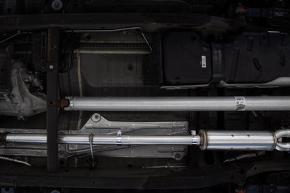 3.0 inch Cat-Back 2.5 inch Dual Split Rear Quad Carbon Fiber Tips 4.0 inch OD Dual Out 19-up Silverado/Sierra 1500 MBRP-2