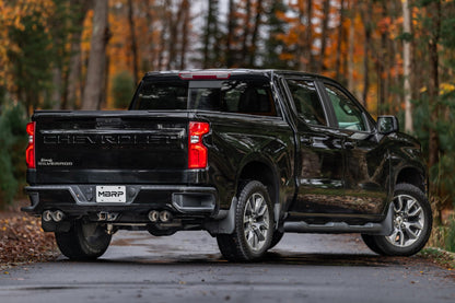 3.0 inch Cat-Back 2.5 inch Dual Split Rear Quad Carbon Fiber Tips 4.0 inch OD Dual Out 19-up Silverado/Sierra 1500 MBRP-6