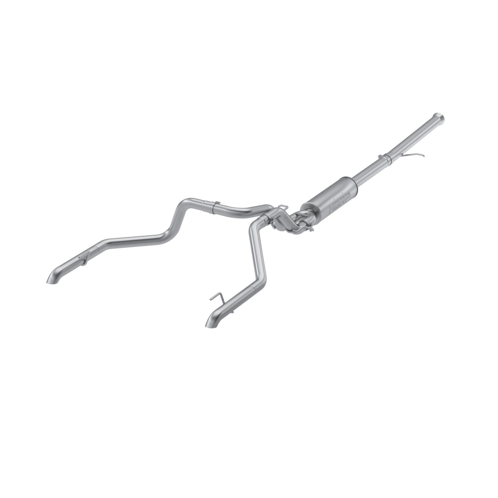 2022-Up Chevrolet/GMC 1500 Silverado/Sierra ZR2/ ATX4 6.2L Armor Pro T304 Stainless Steel 3 Inch Cat-Back 2.5 Inch Dual Rear Turn Down MBRP