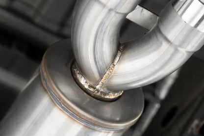 2022-Up Chevrolet/GMC 1500 Silverado/Sierra ZR2/ ATX4 6.2L Armor Pro T304 Stainless Steel 3 Inch Cat-Back 2.5 Inch Dual Rear Turn Down MBRP-3