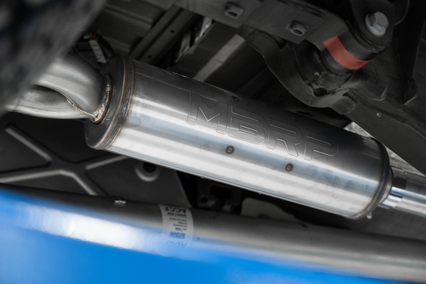 2022-Up Chevrolet/GMC 1500 Silverado/Sierra ZR2/ ATX4 6.2L Armor Pro T304 Stainless Steel 3 Inch Cat-Back 2.5 Inch Dual Rear Turn Down MBRP-4