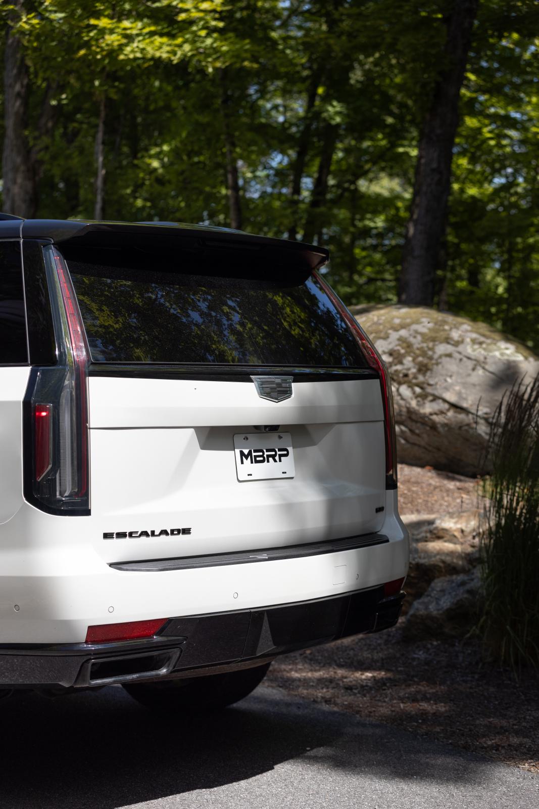 21-Present Cadillac Escalade 6.2L Armor Pro 3-Inch Cat-Back, 2.5-Inch Dual Split Rear Exhaust MBRP-12