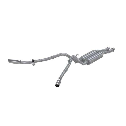 Cat Back Exhaust System Dual Split Side T409 Stainless Steel For 01-06 Silverado/Sierra 1500 HD Classic 6.0L Crew Cab/Short Bed MBRP