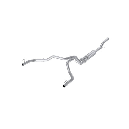 21-Present Cadillac Escalade EVS 6.2L Armor Pro 3-Inch Cat-Back, 2.5-Inch Dual Split Rear Exhaust MBRP