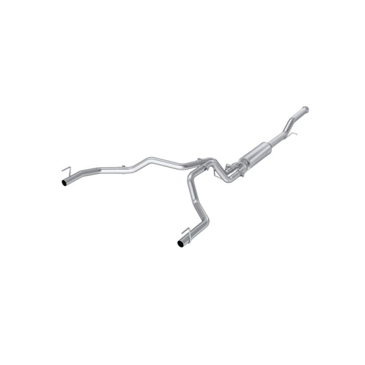 21-Present Cadillac Escalade EVS 6.2L Armor Pro 3-Inch Cat-Back, 2.5-Inch Dual Split Rear Exhaust MBRP