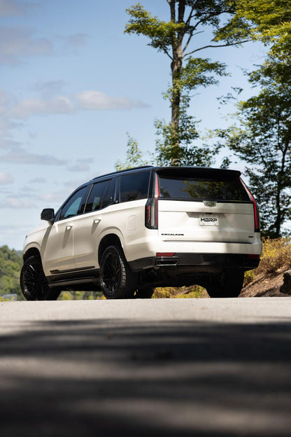 21-Present Cadillac Escalade EVS 6.2L Armor Pro 3-Inch Cat-Back, 2.5-Inch Dual Split Rear Exhaust MBRP-5