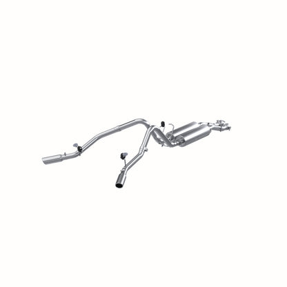 Chevrolet /GMC Cat Back Exhaust System Dual Split Side Armor Lite For 01-06 Chevrolet/GMC 2500 HD 6.0L CC-SB and 07 2500HD Classic 6.0L CC-SB MBRP-1