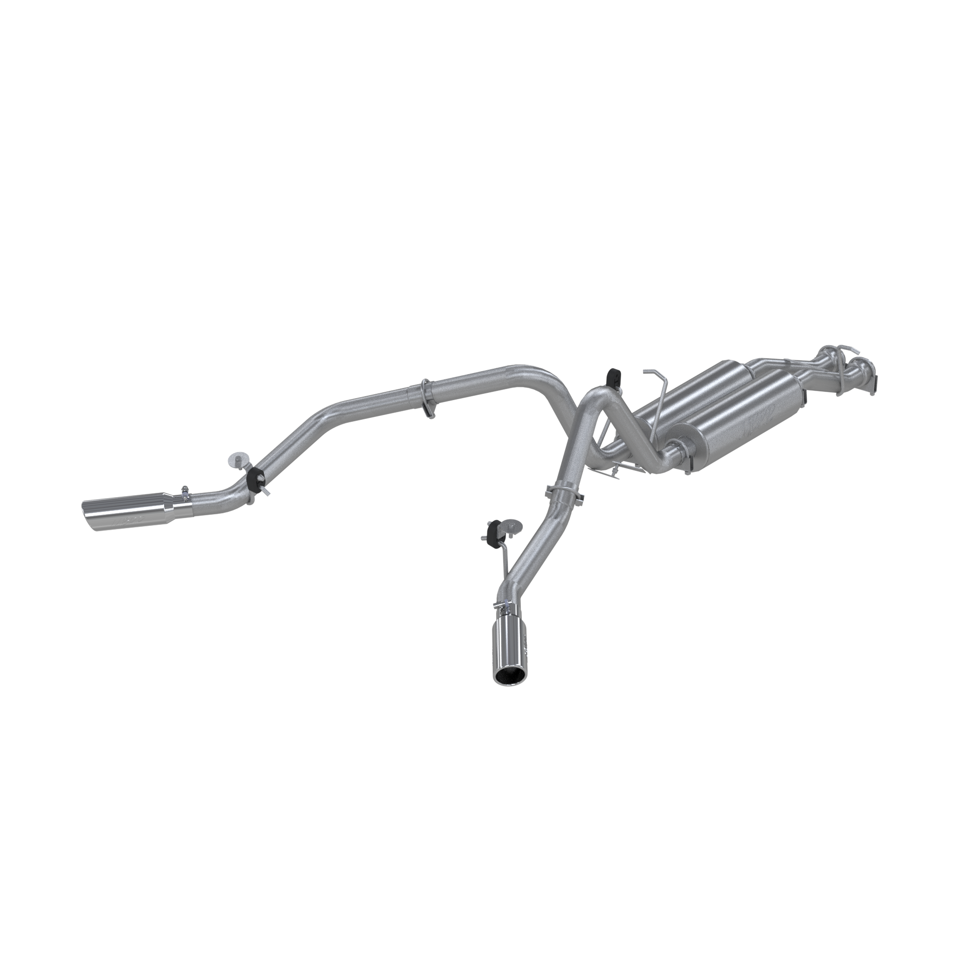 Chevrolet /GMC Cat Back Exhaust System Dual Split Side Armor Lite For 01-06 Chevrolet/GMC 2500 HD 6.0L CC-SB and 07 2500HD Classic 6.0L CC-SB MBRP