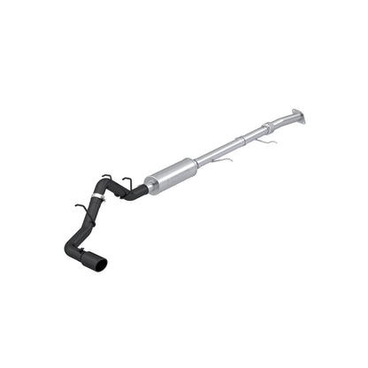 2023-Up Colorado/Canyon 2.7L Black-Coated Aluminized Steel 3 Inch Cat-Back Exhaust Single Side Exit with Tip Armor BLK MBRP