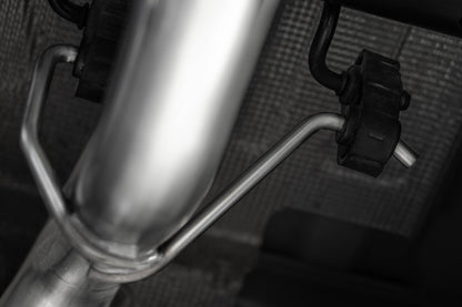 2023-Up Colorado/Canyon 2.7L Black-Coated Aluminized Steel 3 Inch Cat-Back Exhaust Single Side Exit with Tip Armor BLK MBRP-4