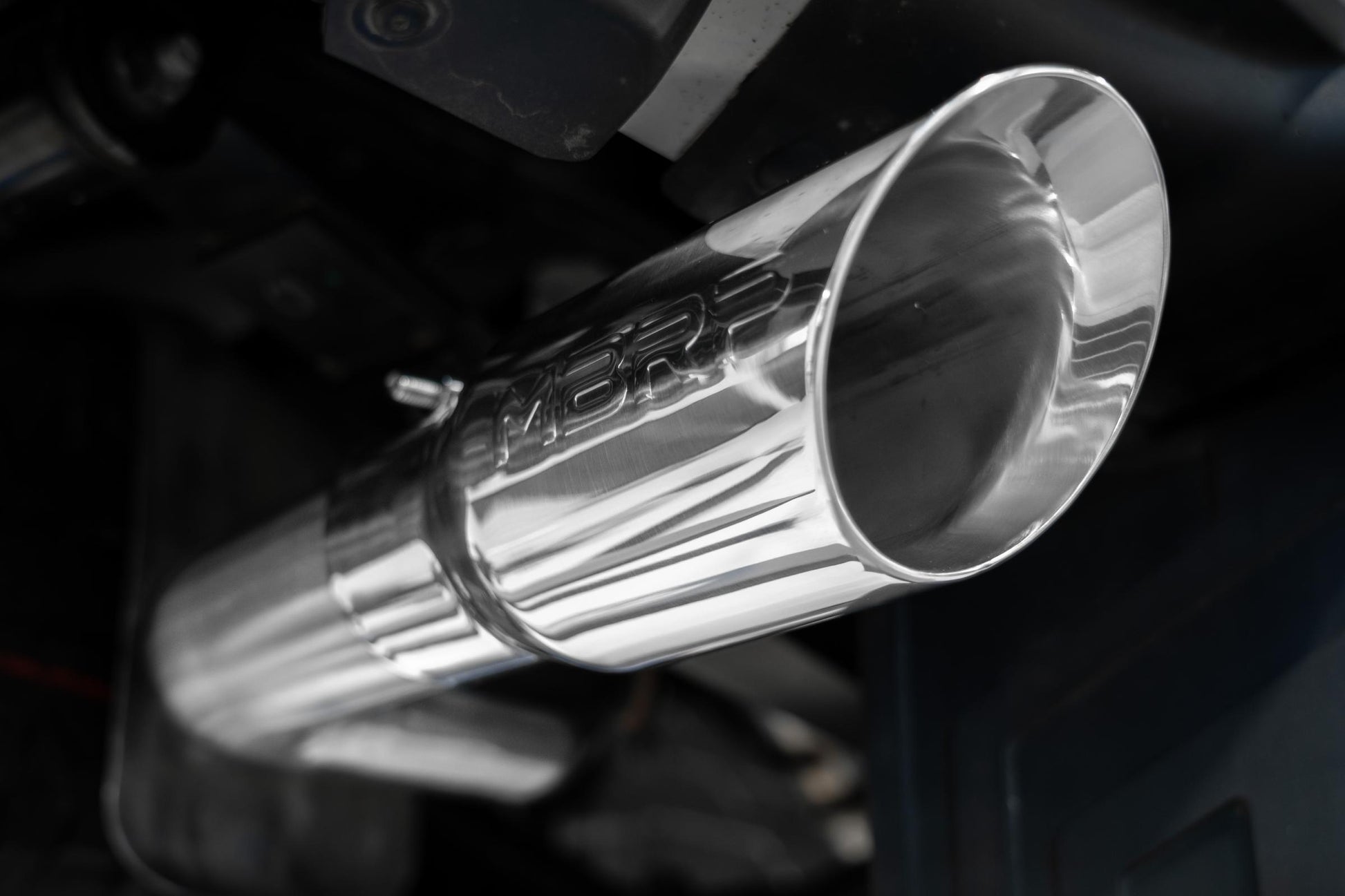 2023-Up Colorado/Canyon 2.7L Black-Coated Aluminized Steel 3 Inch Cat-Back Exhaust Single Side Exit with Tip Armor BLK MBRP-5
