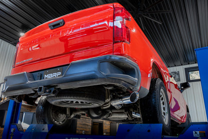 2019-Present Silverado/Sierra 1500 2.7L T304 Stainless Steel 3 Inch Cat-Back, Single Side Exit, Armor Pro MBRP-5