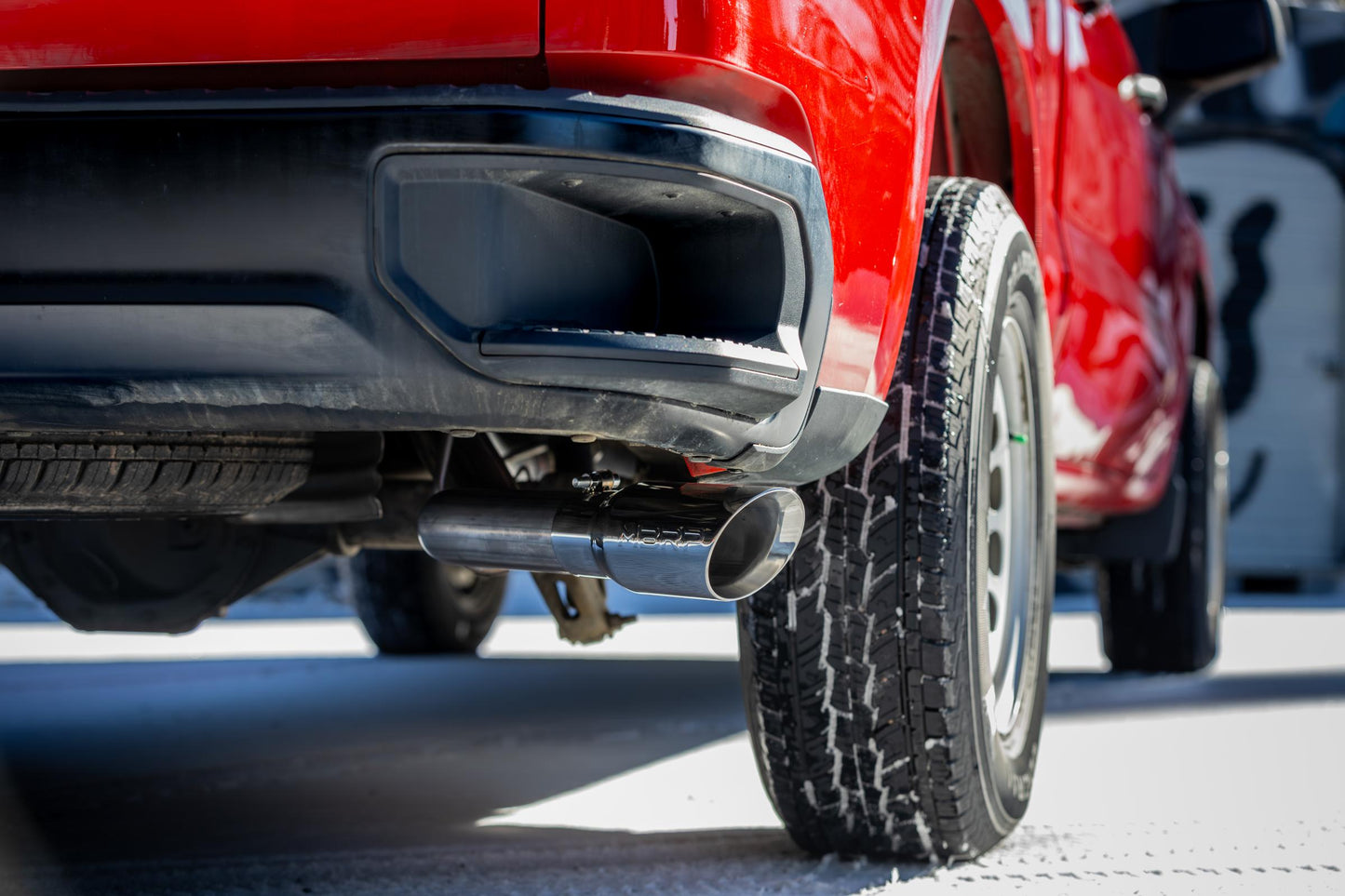 2019-Present Silverado/Sierra 1500 2.7L Aluminized Steel 3 Inch Cat-Back Single Side Exit Armor Lite MBRP-4