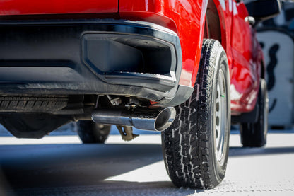 2019-Present Silverado/Sierra 1500 2.7L Aluminized Steel 3 Inch Cat-Back Single Side Exit Armor Lite MBRP-4