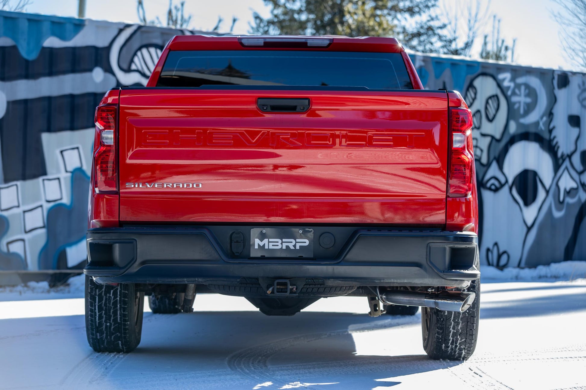 2019-Present Silverado/Sierra 1500 2.7L Aluminized Steel 3 Inch Cat-Back Single Side Exit Armor Lite MBRP-5