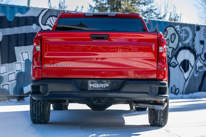 2019-Present Silverado/Sierra 1500 2.7L Aluminized Steel 3 Inch Cat-Back Single Side Exit Armor Lite MBRP-5