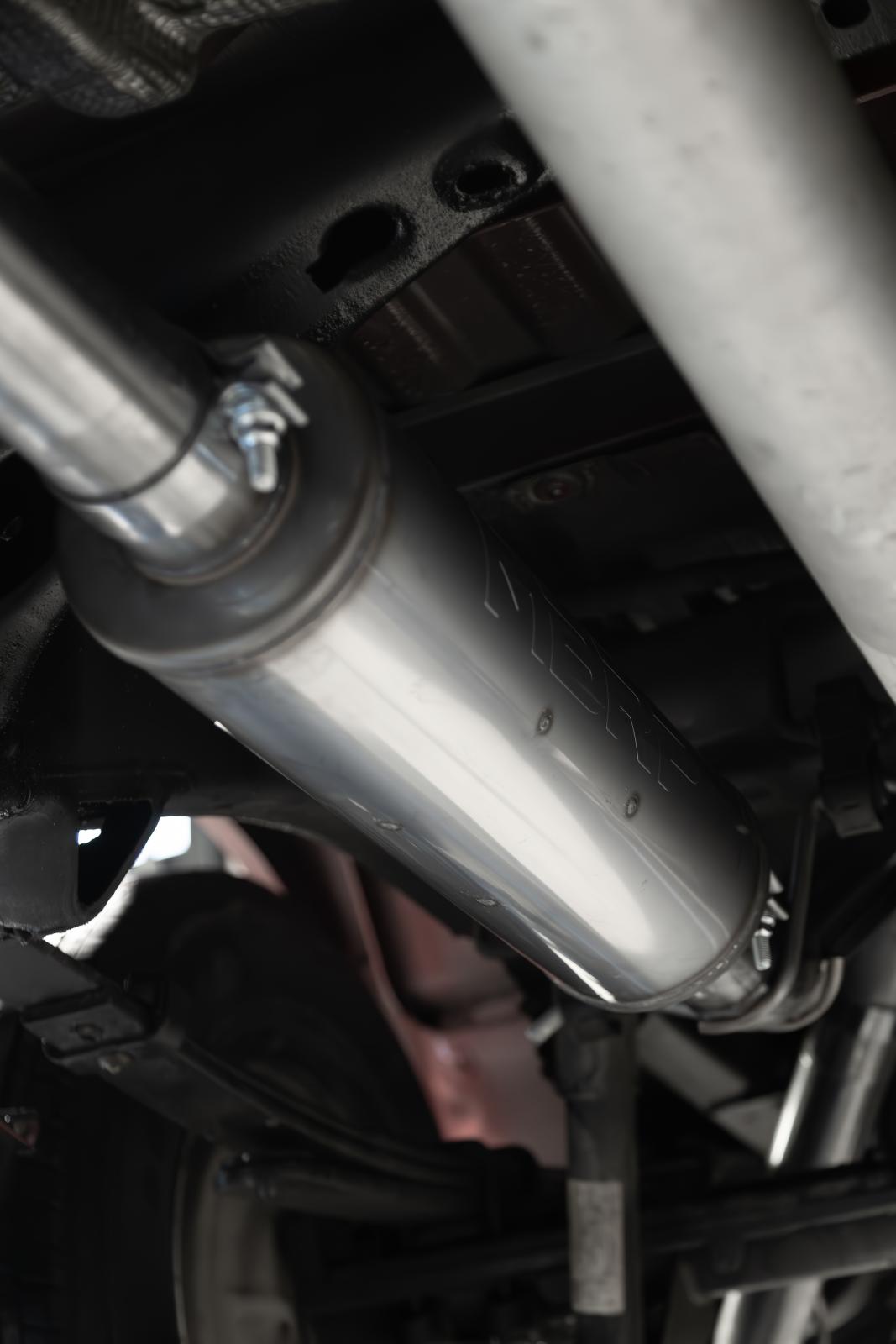 2019-Present Silverado/Sierra 1500 2.7L Aluminized Steel 3 Inch Cat-Back Single Side Exit Armor Lite MBRP-9