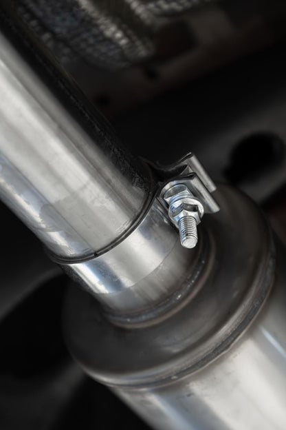 2019-Up Silverado/Sierra 1500 2.7L Armor Pro T304 Stainless Steel 3 Inch Cat-Back, 2.5 Inch Dual Split Rear Exit MBRP-7