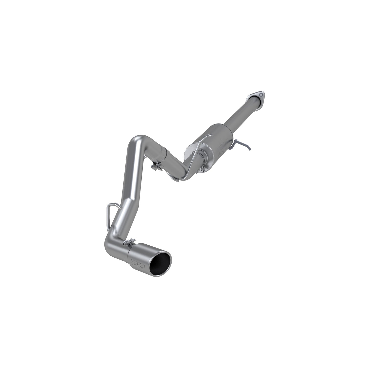 3 Inch Cat Back Exhaust System Single Side Aluminized Steel For 07-08 Silverado/Sierra 1500 Next Gen MBRP-1