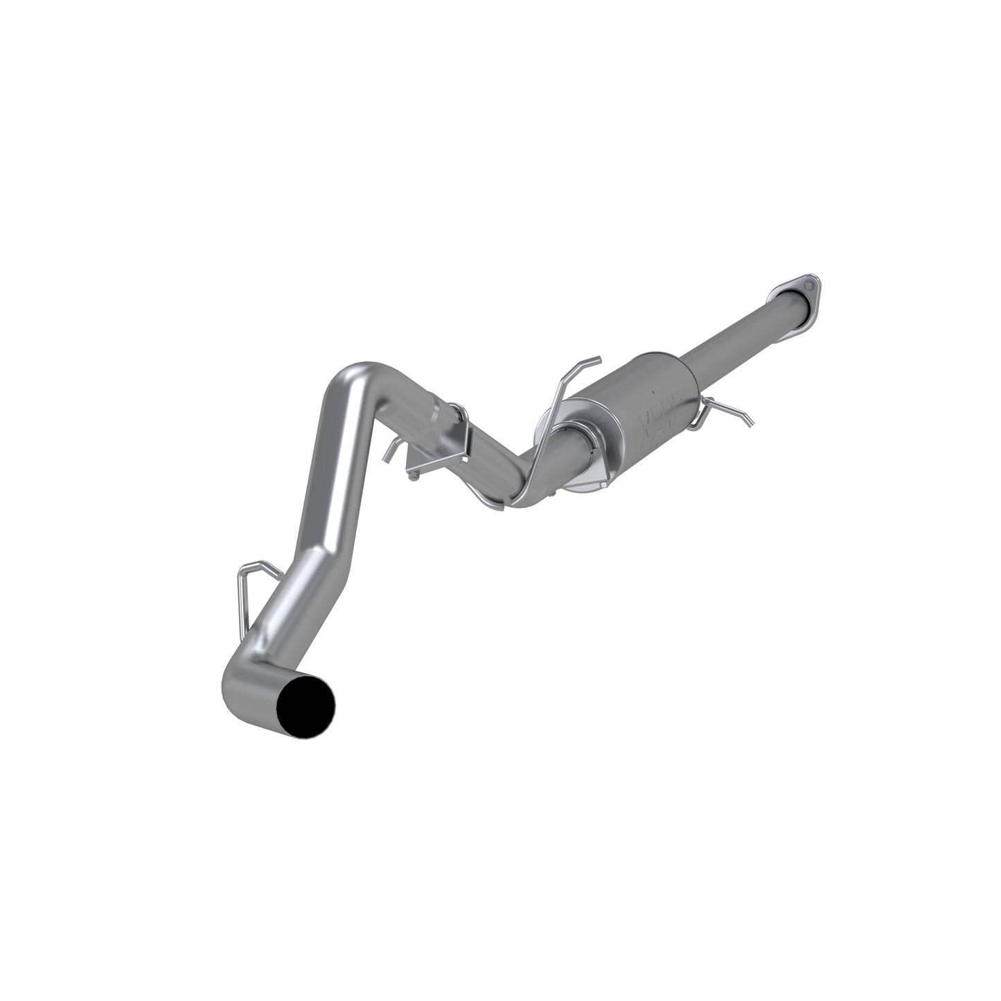 3 Inch Cat Back Exhaust System Single Side Aluminized Steel For 07-08 Silverado/Sierra 1500 Next Gen MBRP