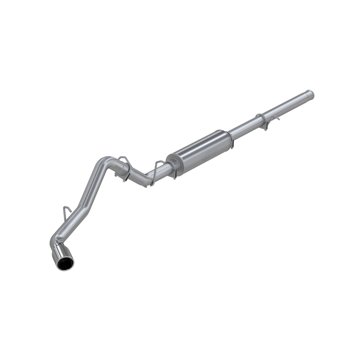 Cat Back Exhaust System Single Side Aluminized Steel For 09-13 Silverado/Sierra 1500 MBRP-1