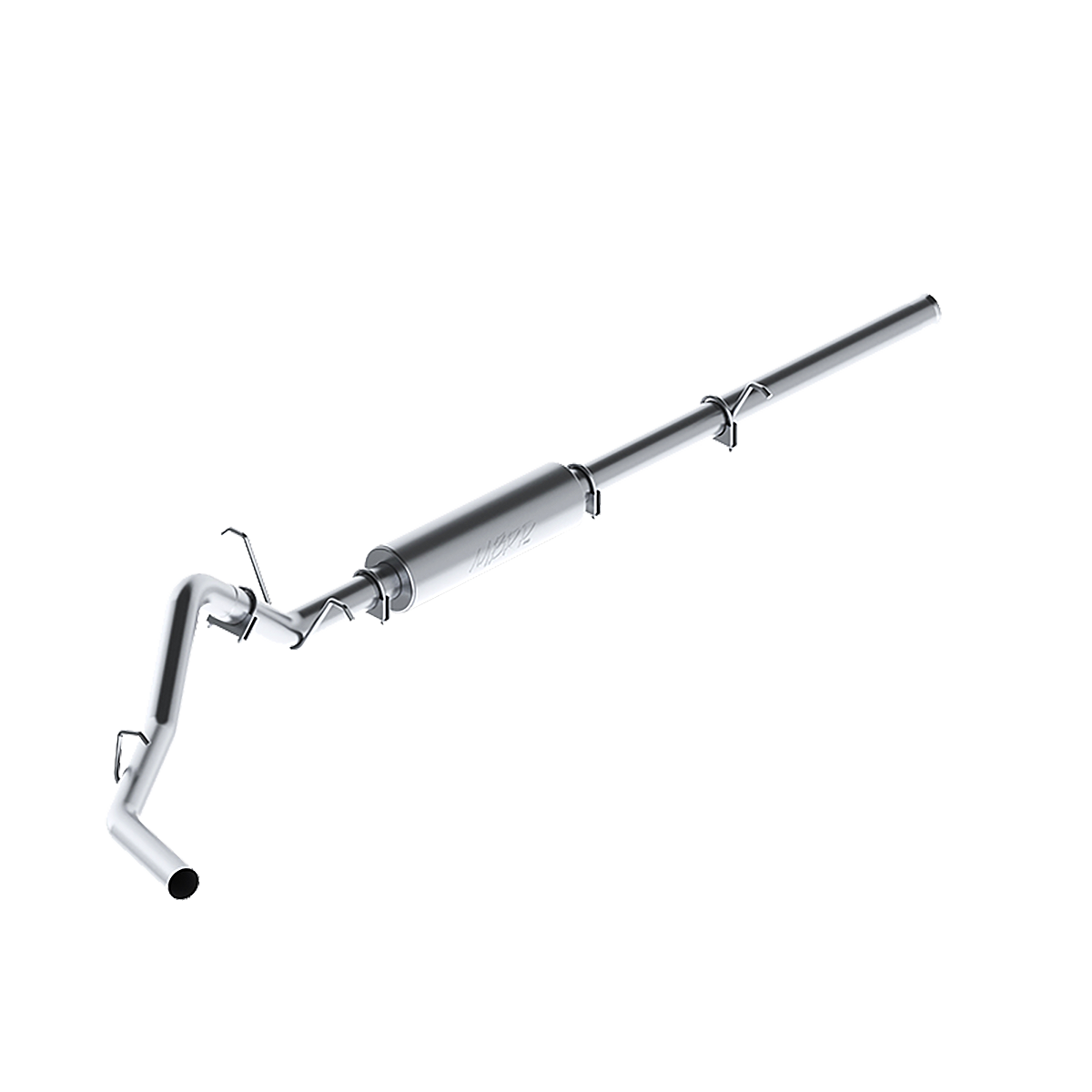 Cat Back Exhaust System Single Side Aluminized Steel For 09-13 Silverado/Sierra 1500 MBRP